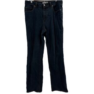 Chicos‎ Platinum Denim Ultimate Fit Slim Leg Jeans Size 1.5  Blue Dark Wash
